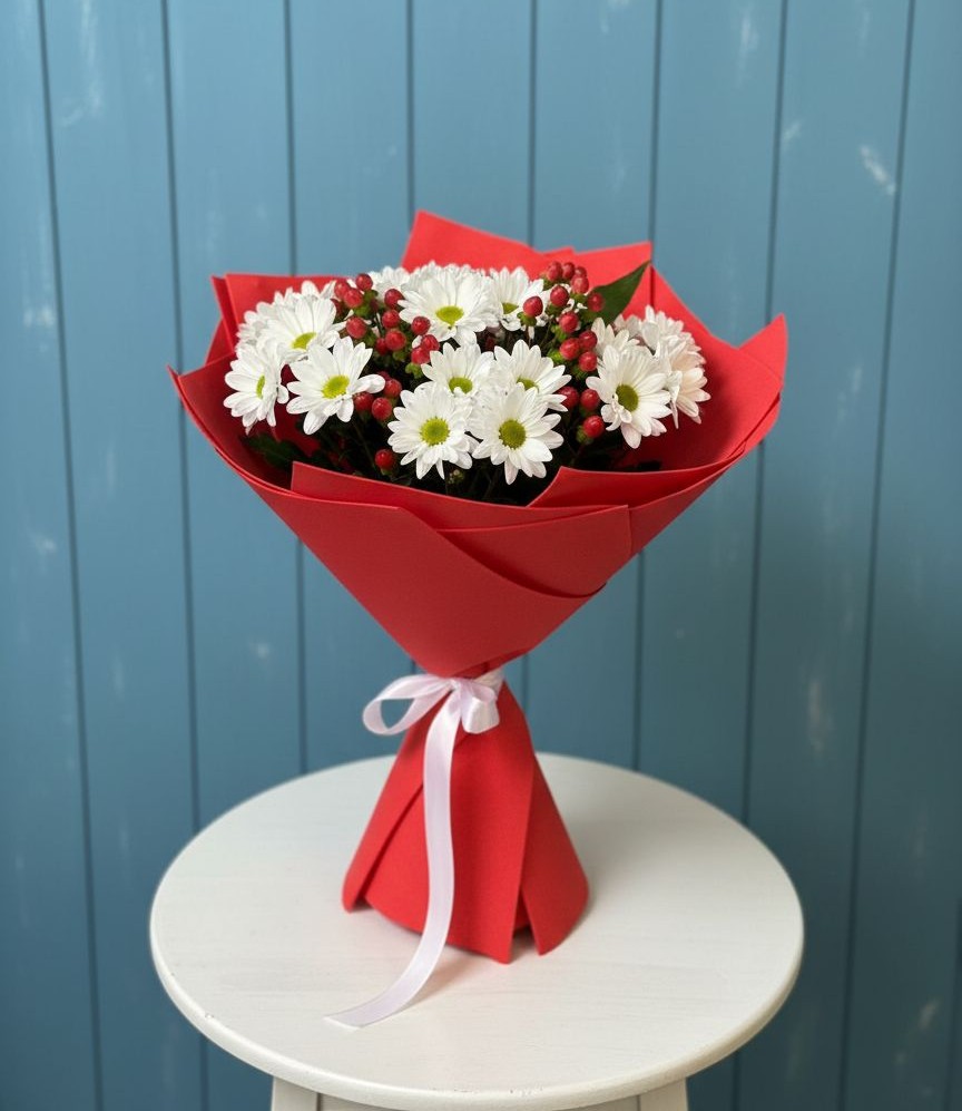 Букет цветов из: Хризантемы в Новый Уоян