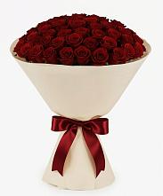 Букет 101 Бордовая роза Блэк Бакарра в Новый Уоян