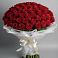 Букет 101 Красная роза Блэк Мэджик в Новый Уоян