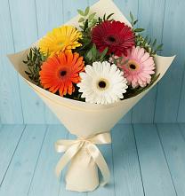 Букет цветов из:  Герберы в Новый Уоян