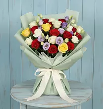 Букет цветов из:  Розы в Новый Уоян