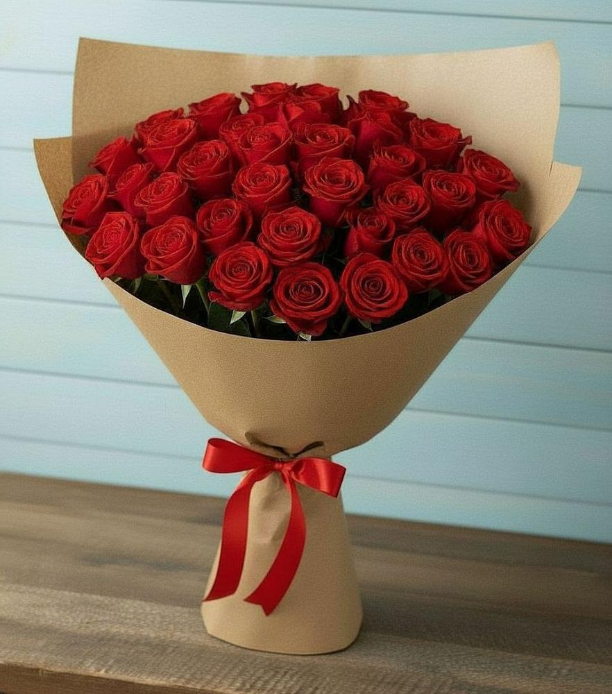 Букет Красные розы Милано в Новый Уоян