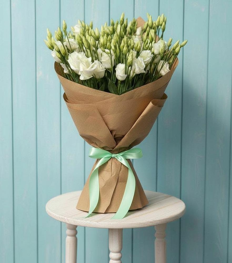 Букет цветов из: Лизиантусы в Новый Уоян