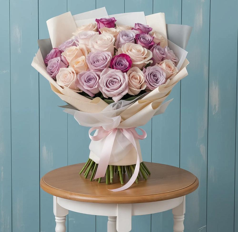 Букет цветов из: Розы в Новый Уоян