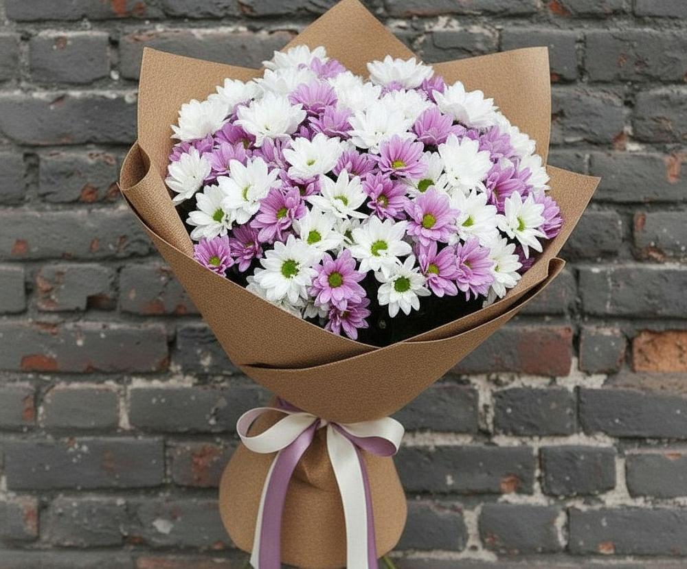 Букет цветов из: Хризантемы в Новый Уоян