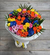 Букет цветов из:  Розы и Хризантемы в Новый Уоян