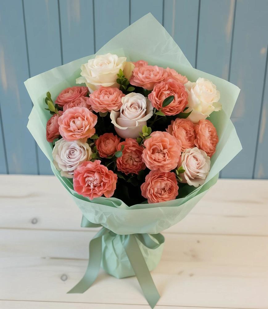 Букет цветов из: Розы в Новый Уоян