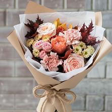 Букет цветов из:  Гвоздики, Хризантемы и Розы #REPLACE_PRED# Новый Уоян
