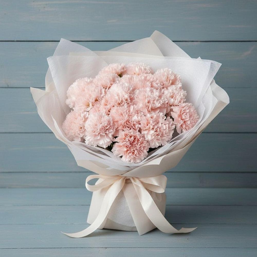 Букет цветов из: Гвоздики в Новый Уоян