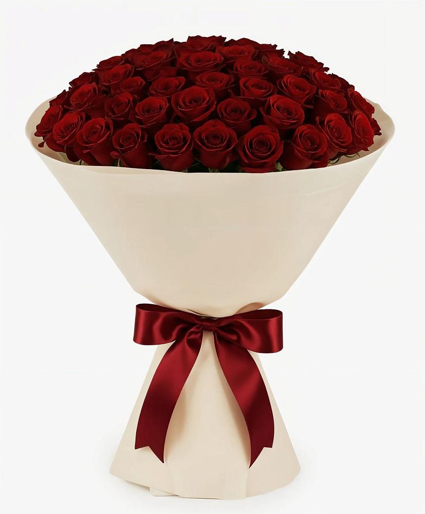 Букет 101 Бордовая роза Блэк Бакарра в Новый Уоян